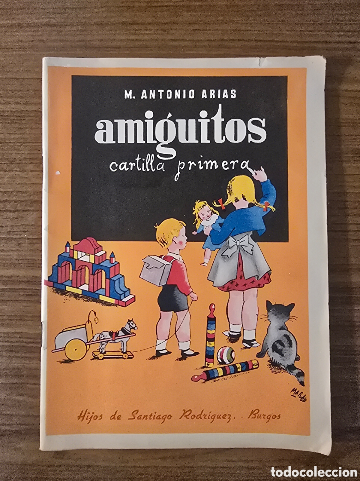 Libros de segunda mano: AMIGUITOS,CARTILLA PRIMERA,11 EDICION,A&Ntilde;O 1959,(HIJOS DE SANTIAGO RODRIGUEZ)