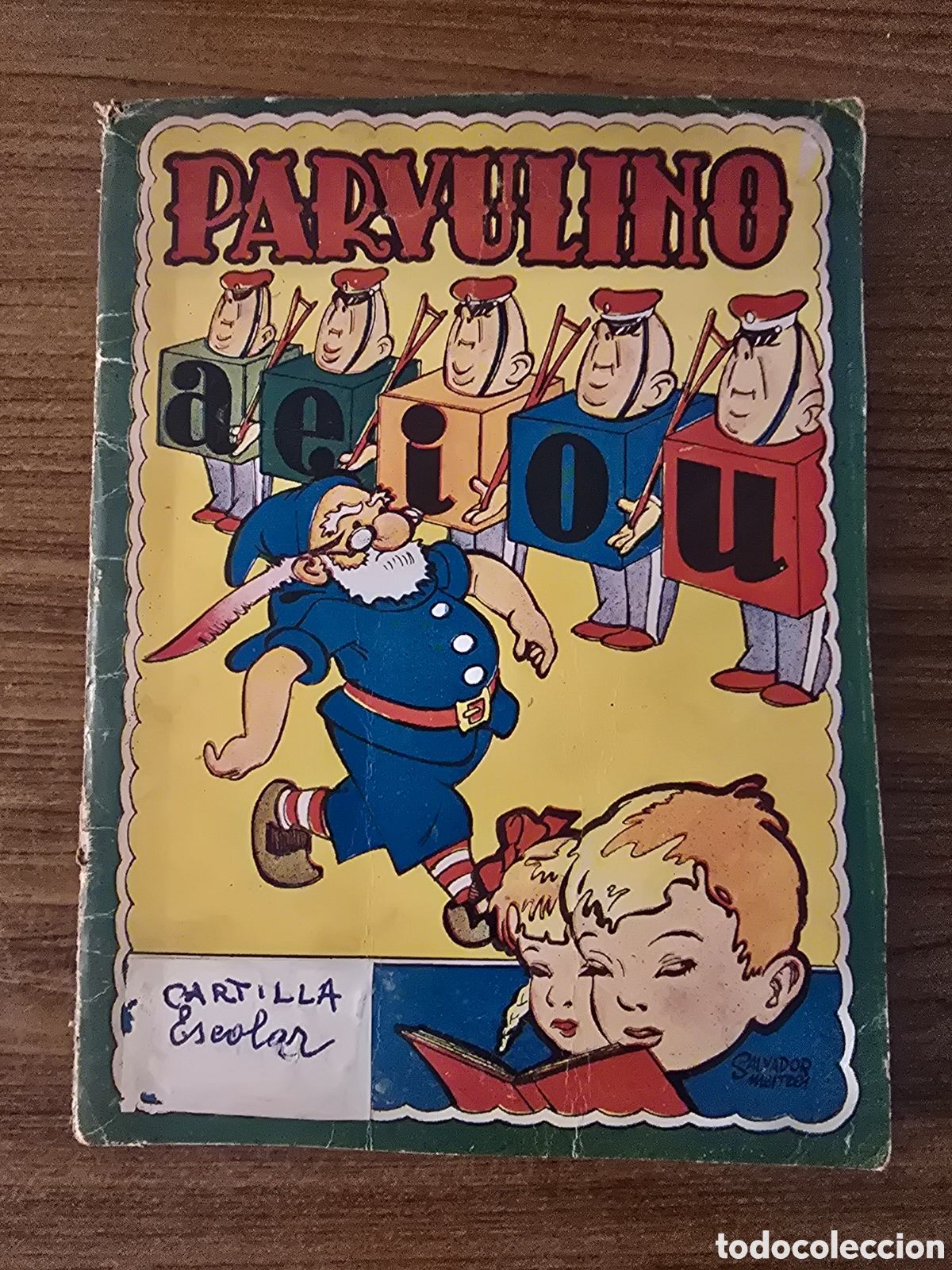 Second hand books: PARVULINO,CARTILLA ESCOLAR,SEXTA EDICION,A&Ntilde;O 1958,(EDICIONES FIGUEROA)