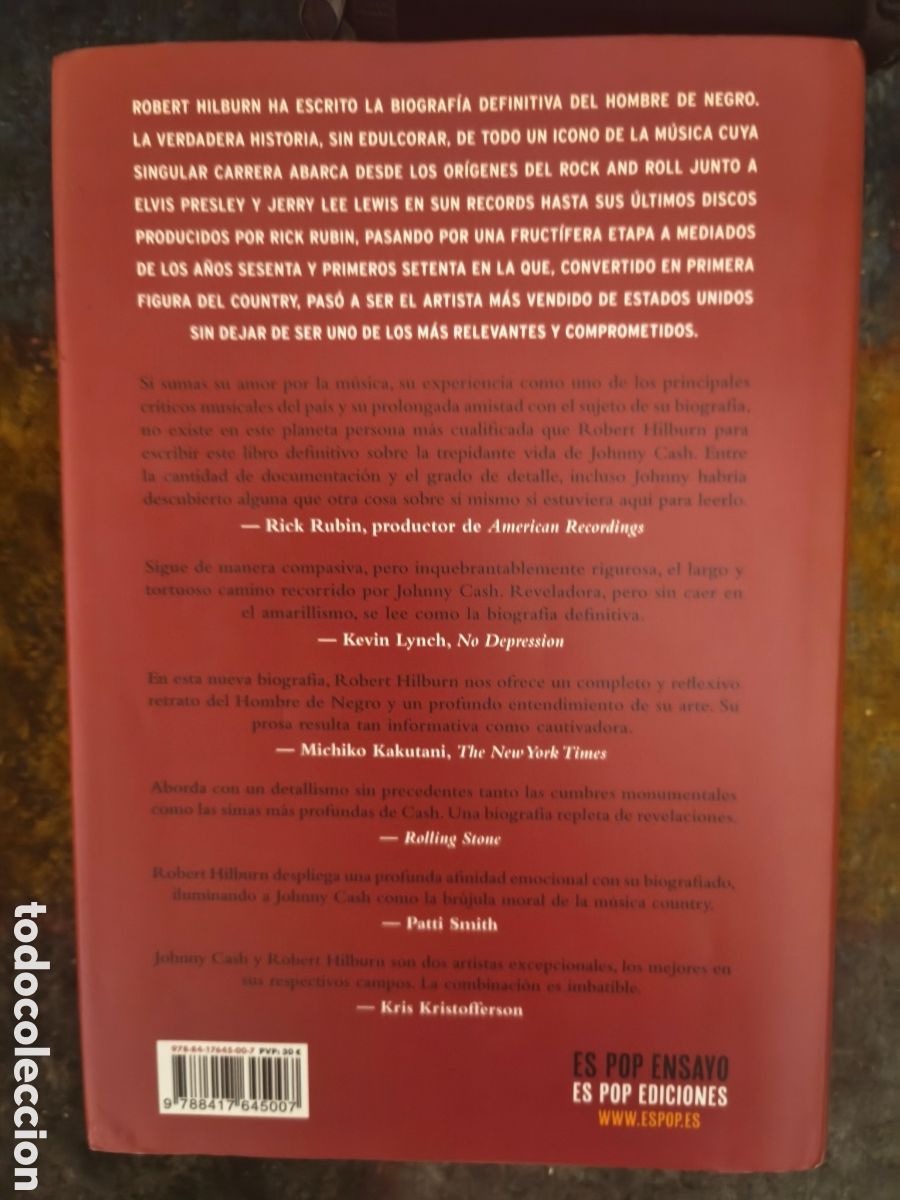 Libros de segunda mano: Jhonny Cash: : Robert Hilburn - Foto 2