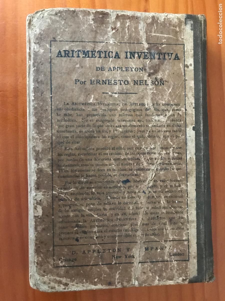 Libros de segunda mano: Compendio de aritm&eacute;tica / Manuel Antonio Rueda Jara. D. Appleton y Compa&ntilde;&iacute;a, 1916 - Foto 7
