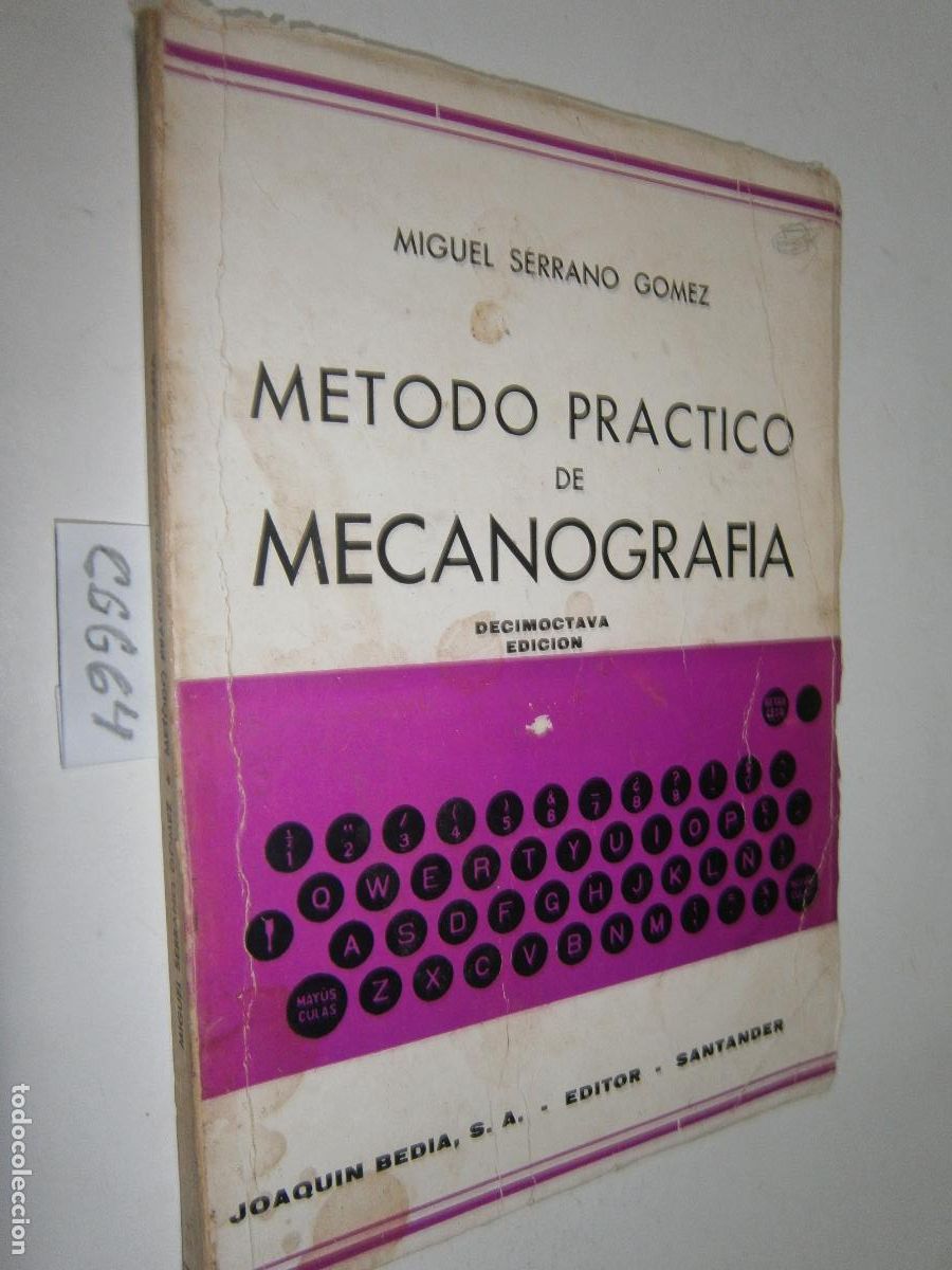Libros de segunda mano: ANTIGUO LIBRO DE TEXTO - METODO PRACTICO DE MECANOGRAFIA