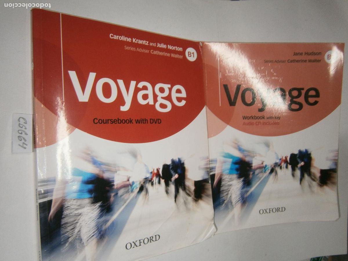 Libros de segunda mano: ANTIGUO LIBRO DE TEXTO - VOYAGE (DOS TOMOS CON CD)