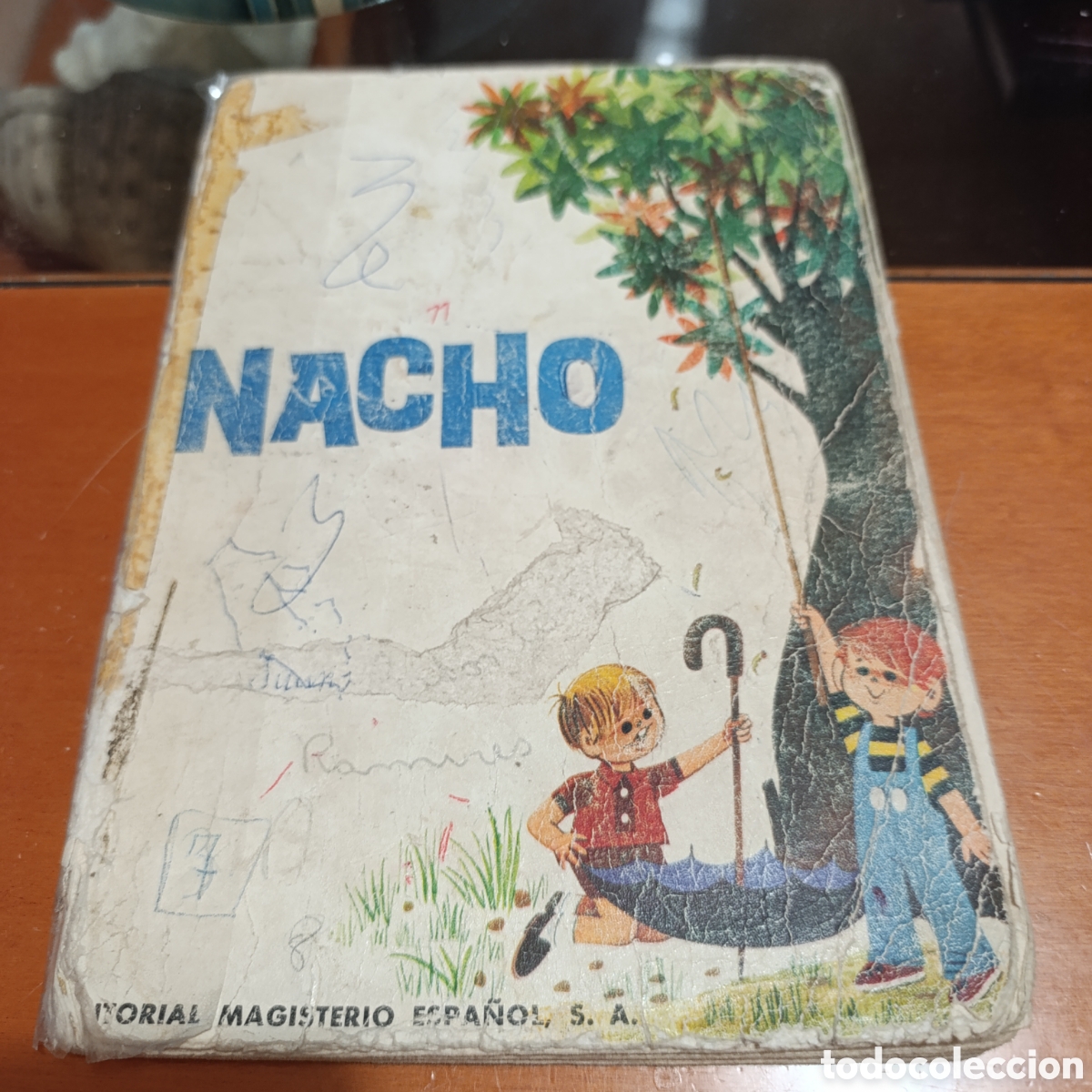 Libros de segunda mano: Libro de texto antiguo llamado &rdquo;Nacho&rdquo;, publicado por la Editorial Magisterio Espa&ntilde;ol,1969