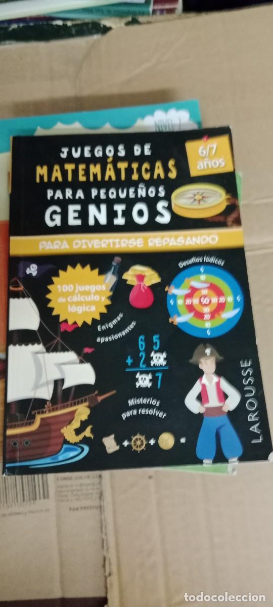 Libros de segunda mano: JUEGOS DE MATEM&Aacute;TICAS PARA PEQUE&Ntilde;OS GENIOS 6-7 A&Ntilde;OS - Qu&eacute;n&eacute;e, Mathieu LIBRO G-15