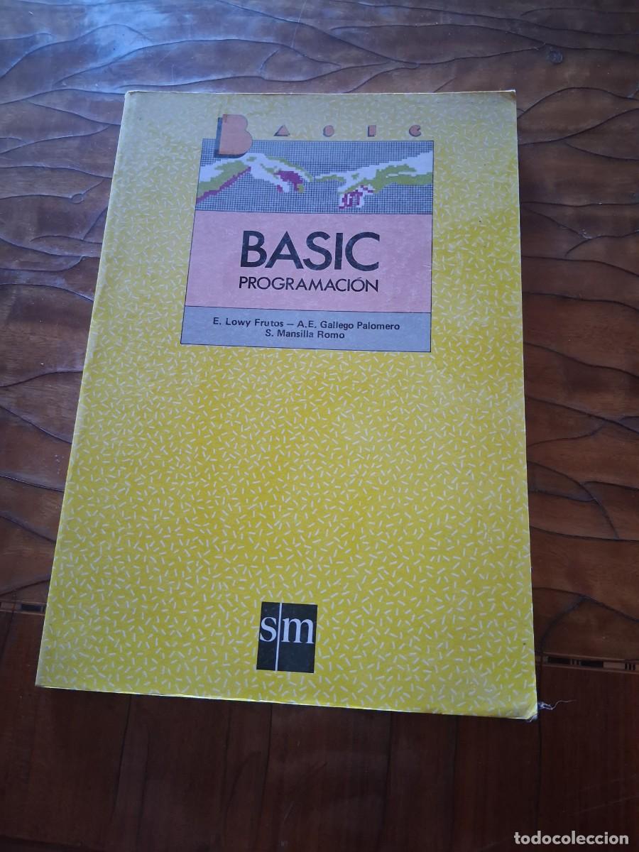 Libros de segunda mano: Libro Basic programaci&oacute;n SM ordenador pc