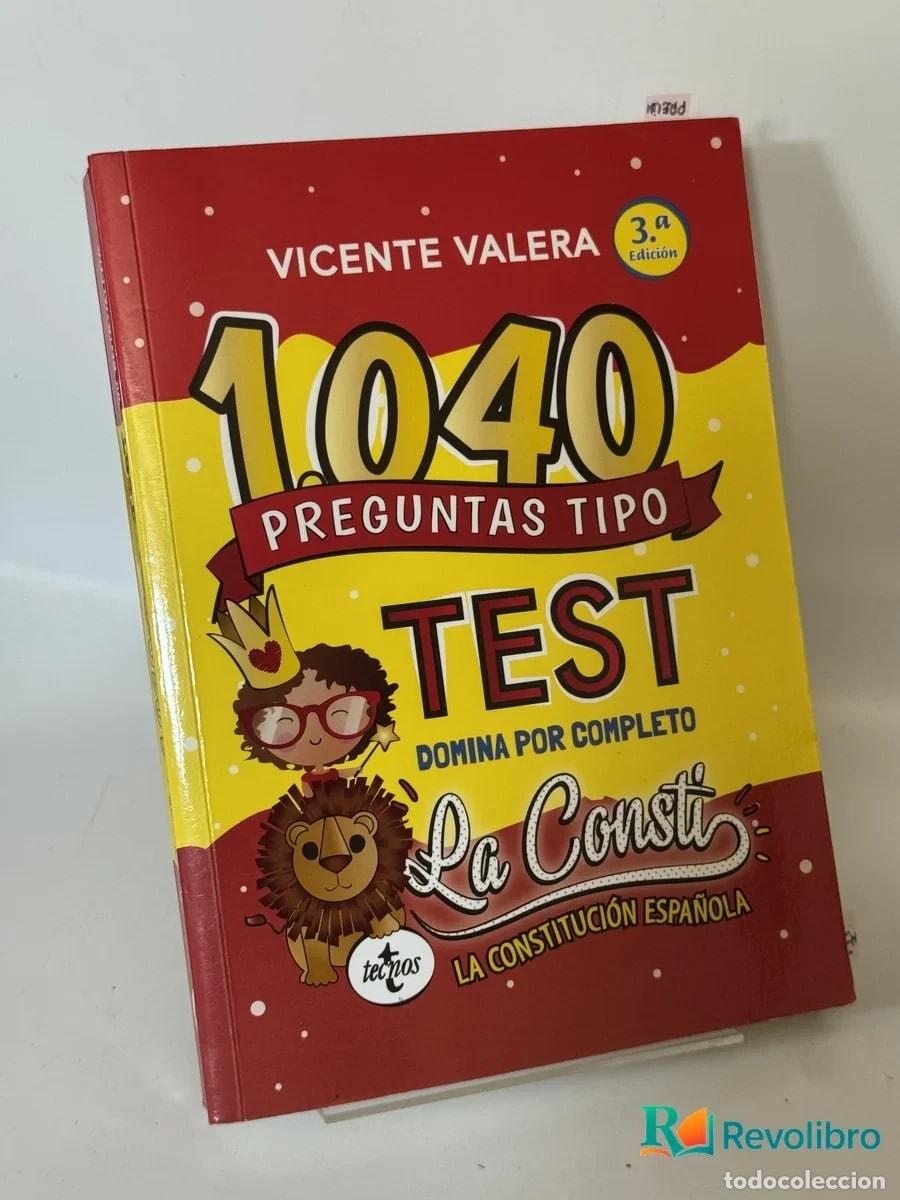 Libros de segunda mano: 1040 Preguntas Tipo Test - Vicente Valera