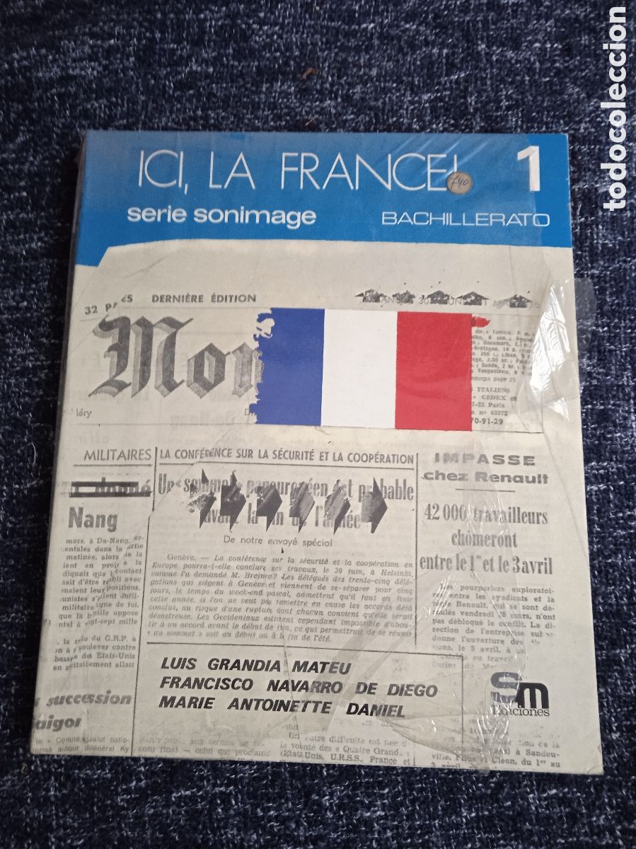Libros de segunda mano: Ici, la France. Franc&eacute;s 1* BUP. -BACHILLERATO -ED. SM.
