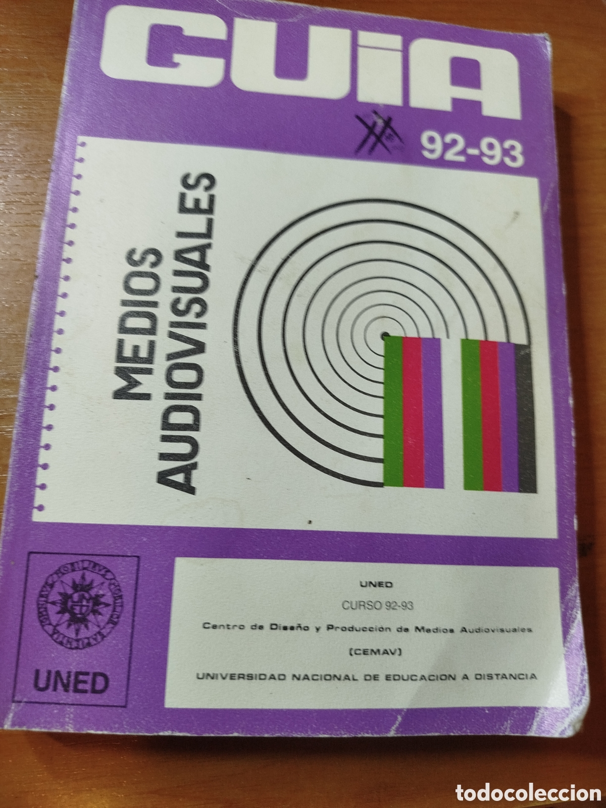 Libros de segunda mano: Gu&iacute;a 92-93. Medios audiovisuales. UNED.