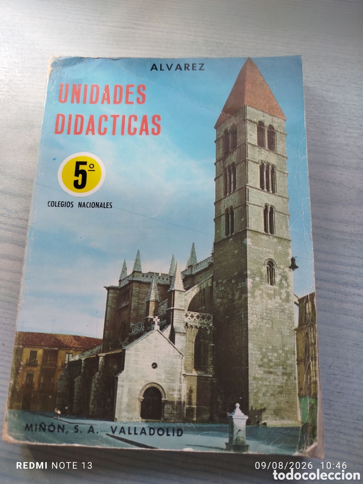 Libros de segunda mano: Unidades did&aacute;cticas 5 curso .&Aacute;lvarez mi&ntilde;on