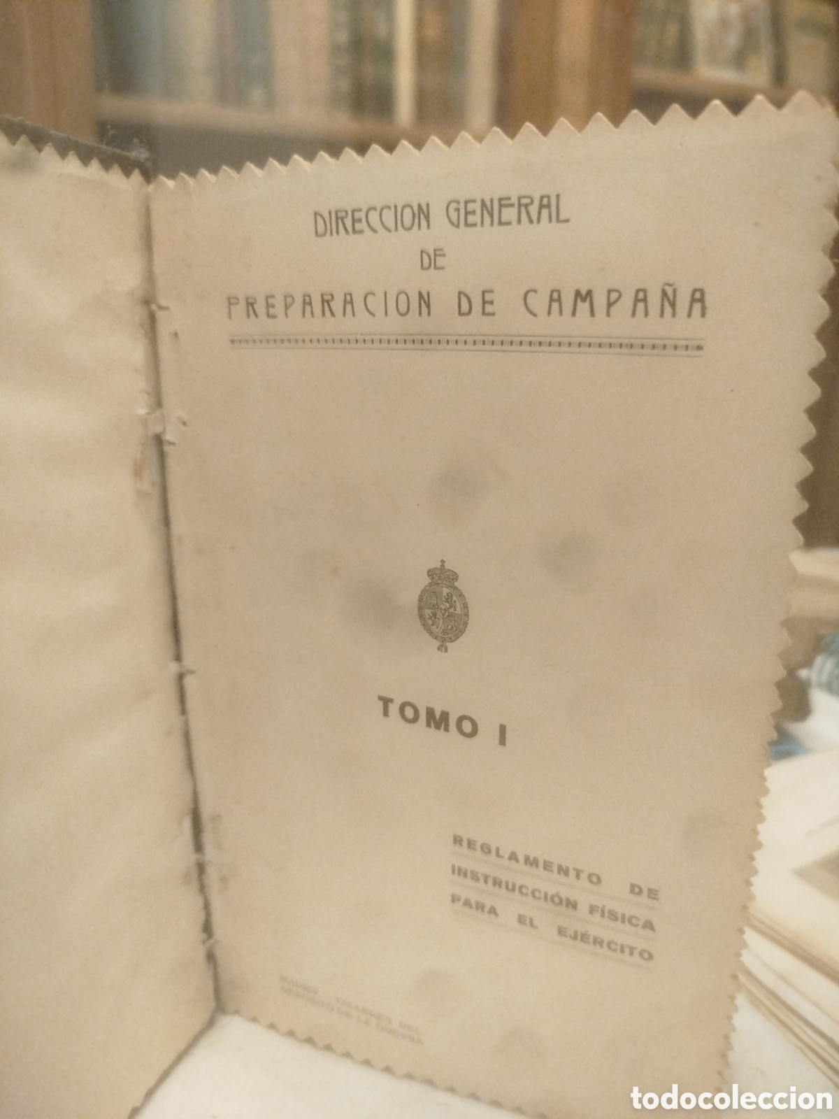 Libros de segunda mano: Libro Militar Antiguo: Reglamento de Instrucci&oacute;n F&iacute;sica para el Ej&eacute;rcito (Tomo I) - 1927