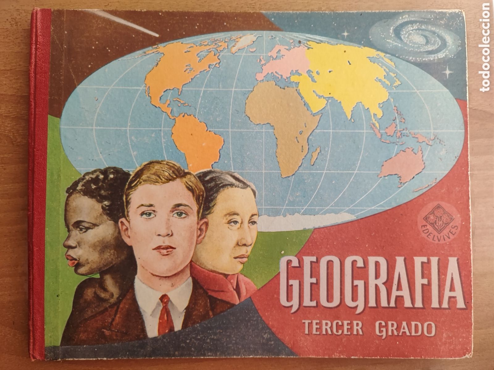 Libros de segunda mano: GEOGRAFIA TERCER GRADO. EDELVIVES 1958