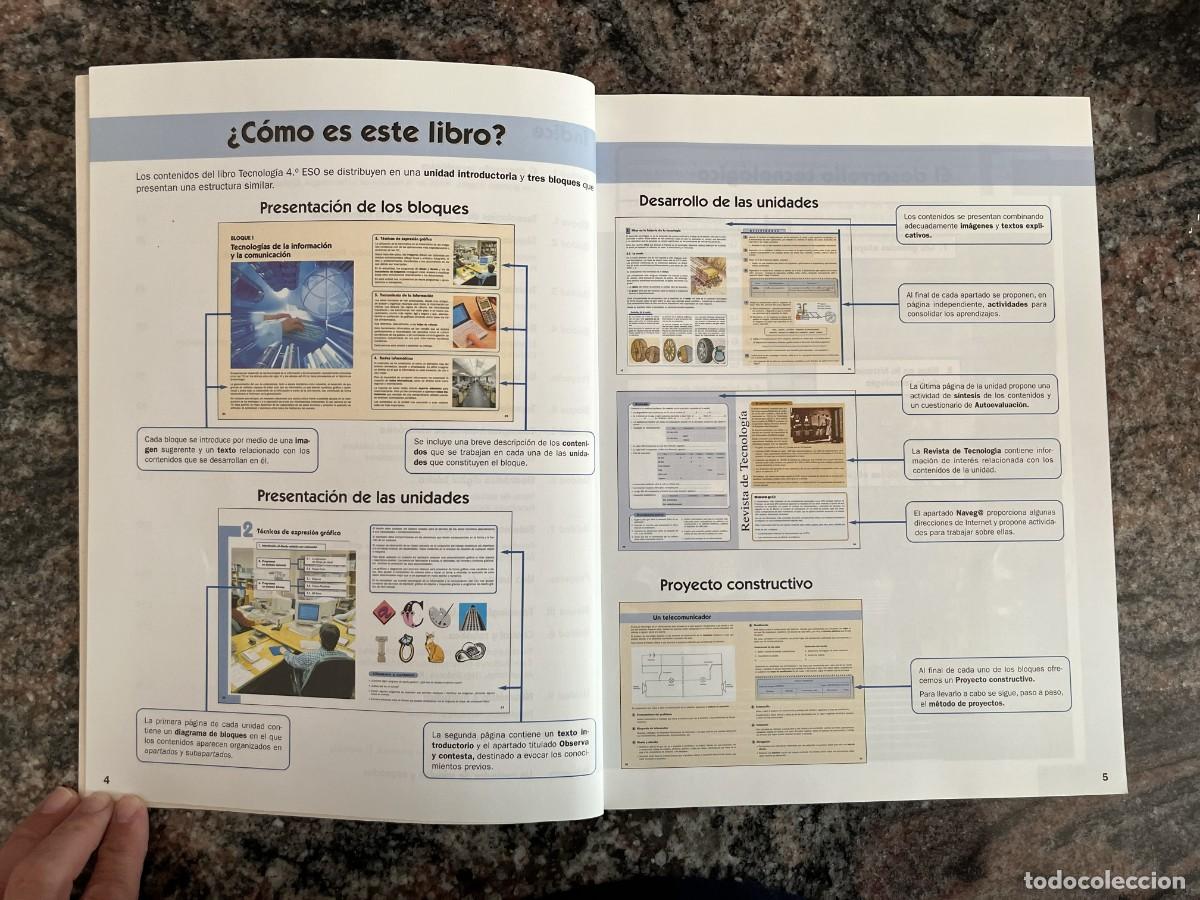 Libros de segunda mano: Tecnolog&iacute;a 4 ESO Edeb&eacute; (Ed. 2003) - Foto 5