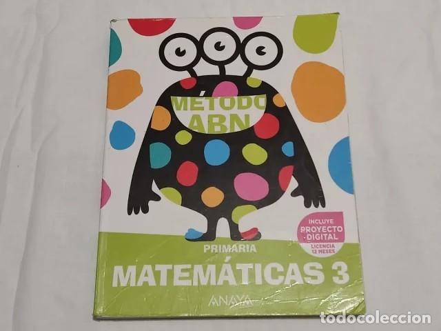 Libros de segunda mano: Matem&aacute;ticas ABN 3.EP - ANAYA