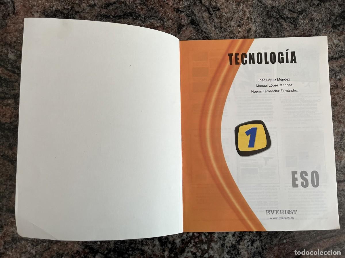 Libros de segunda mano: Pack Tecnol 1 ESO Everest + Guia (2003) - Foto 5