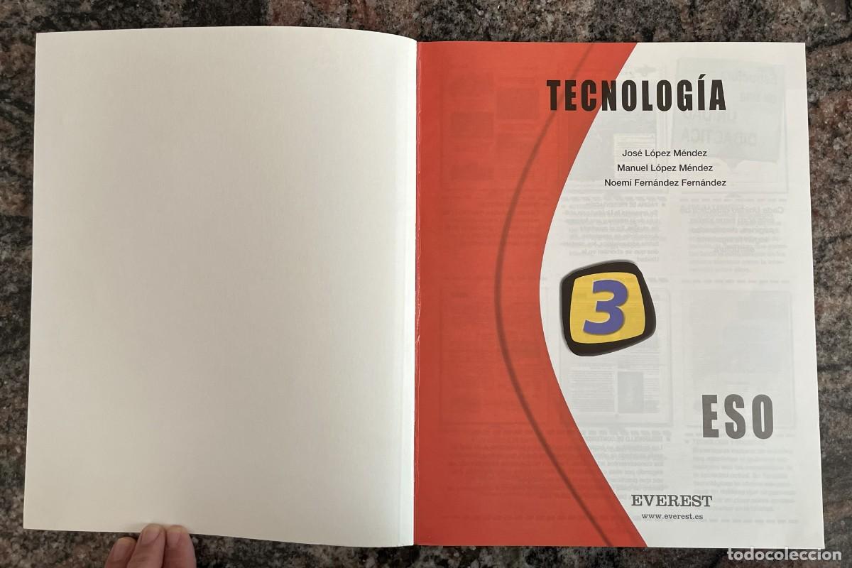 Libros de segunda mano: Tecnolog&iacute;a 3 ESO Everest (Ed. 2003) - Foto 3