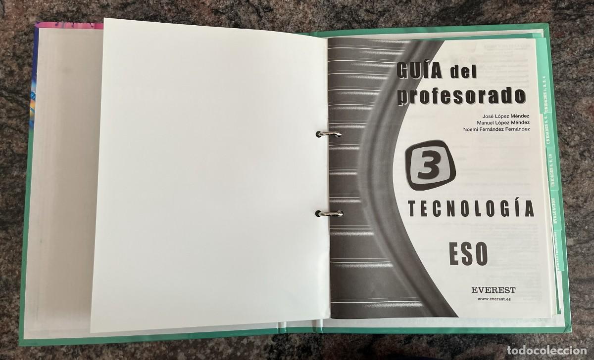 Libros de segunda mano: Pack Tecnol 3 ESO Everest + Guia (2003) - Foto 14