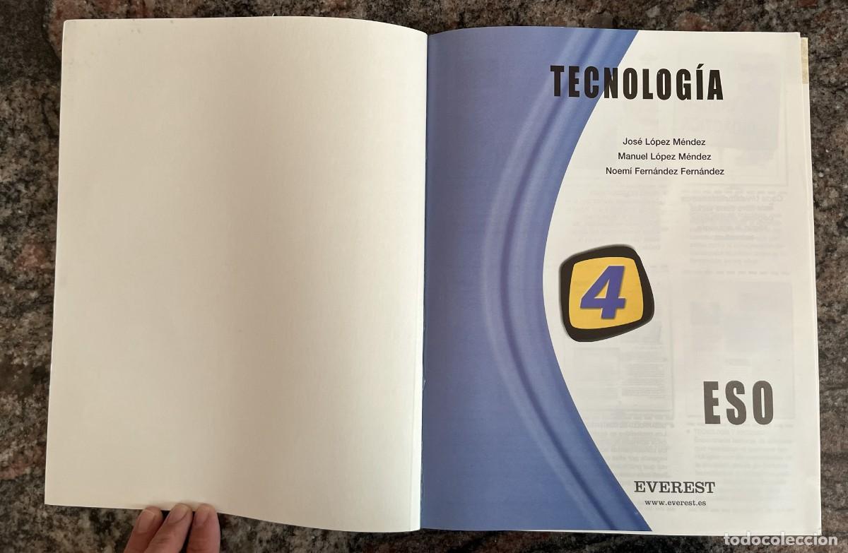 Libros de segunda mano: Pack Tecnol 4 ESO Everest + Guia (2003) - Foto 5