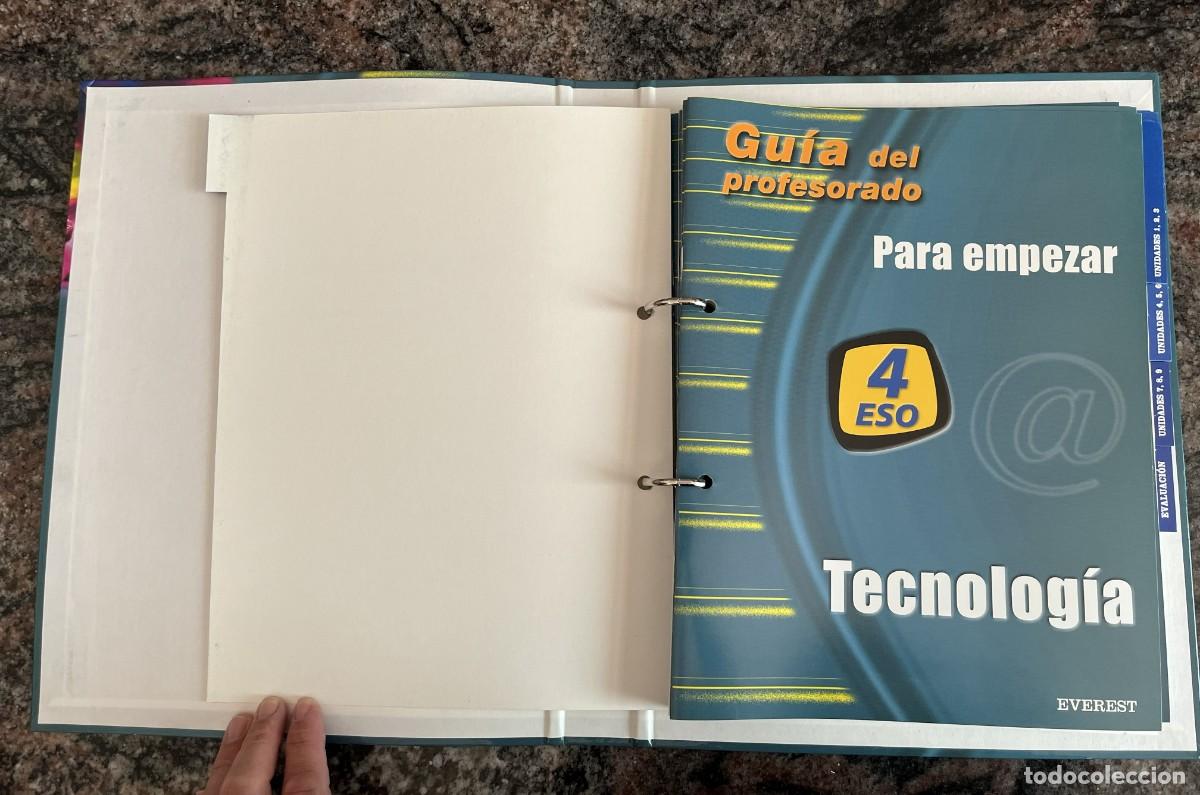 Libros de segunda mano: Pack Tecnol 4 ESO Everest + Guia (2003) - Foto 13