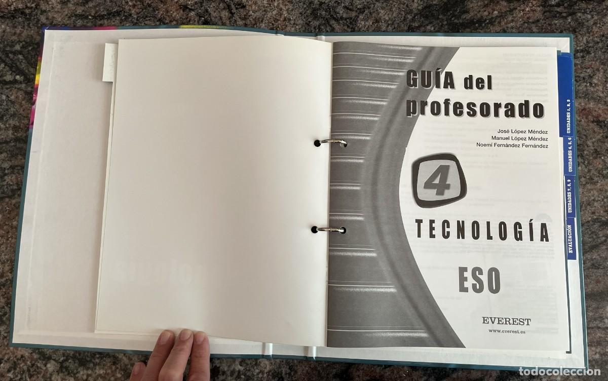 Libros de segunda mano: Pack Tecnol 4 ESO Everest + Guia (2003) - Foto 14