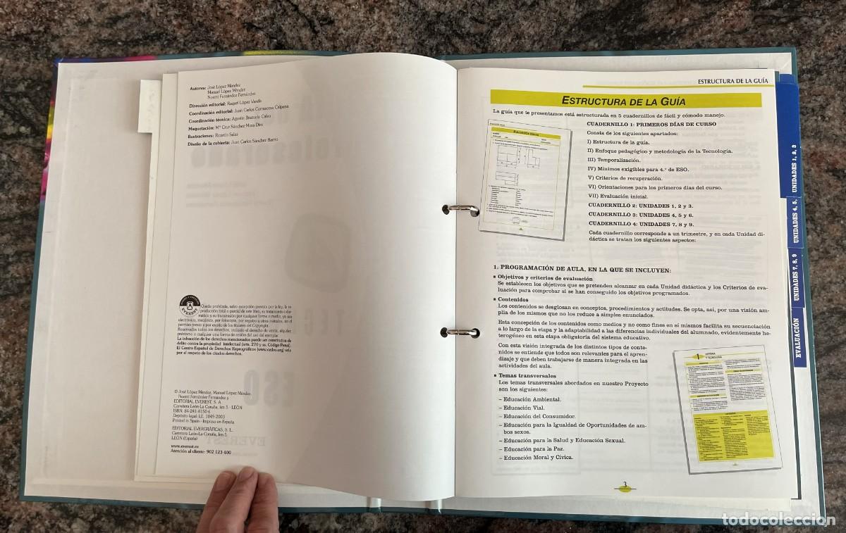 Libros de segunda mano: Pack Tecnol 4 ESO Everest + Guia (2003) - Foto 15