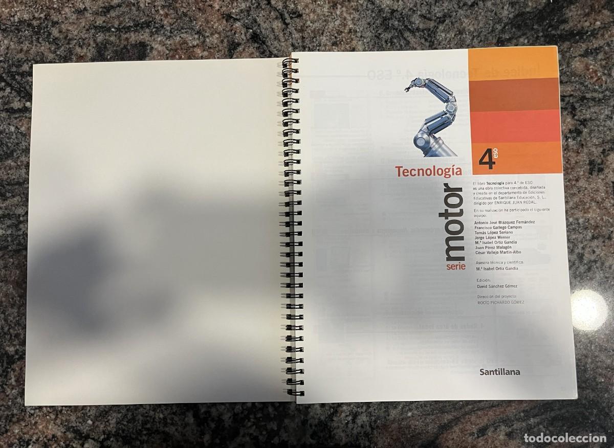 Libros de segunda mano: Tecnolog&iacute;a 4 ESO Santillana (Ed.2005) - Foto 3