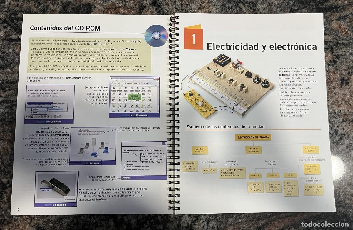 Libros de segunda mano: Tecnolog&iacute;a 4 ESO Santillana (Ed.2005) - Foto 6