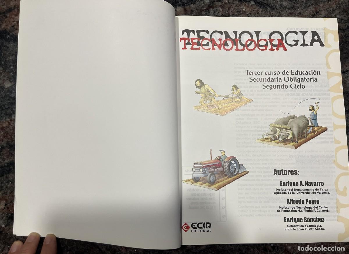 Libros de segunda mano: Tecnolog&iacute;a 3 ESO Editorial ECIR - Foto 3