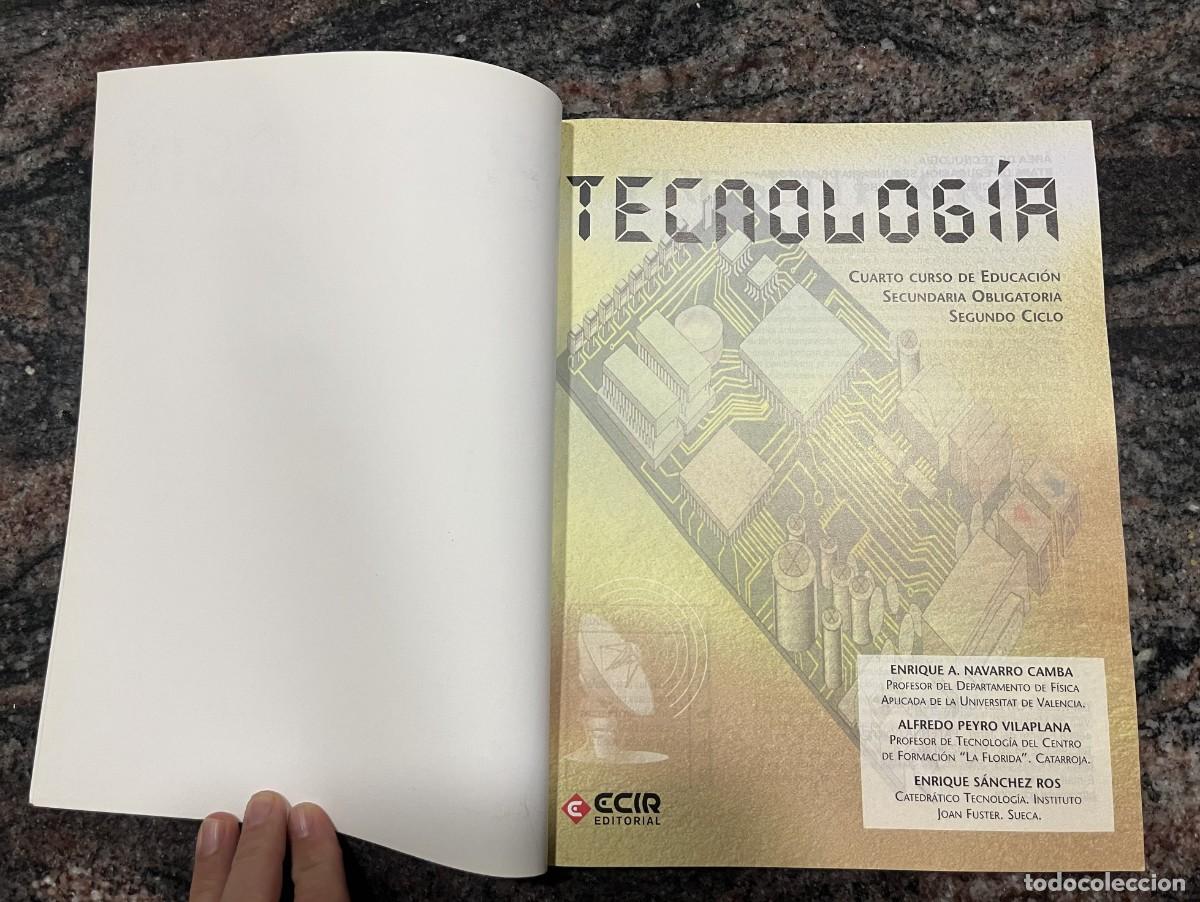 Libros de segunda mano: Tecnolog&iacute;a 4 ESO Editorial ECIR - Foto 3