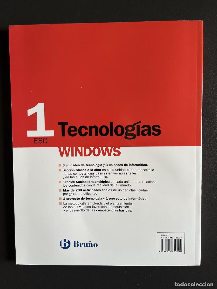 Libros de segunda mano: Tecnolog&iacute;as 1 ESO Bru&ntilde;o (Ed.2007) - Foto 2