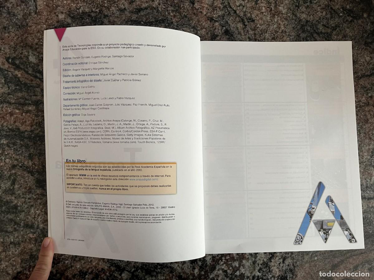 Libros de segunda mano: Tecnolog&iacute;a 4 ESO Anaya (Ed.2012) - Foto 4