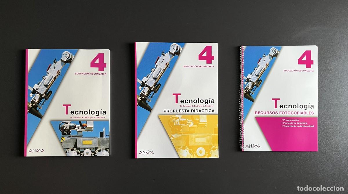 Libros de segunda mano: Pack Tecnolog&iacute;a 4 ESO Anaya + Gu&iacute;a + CD