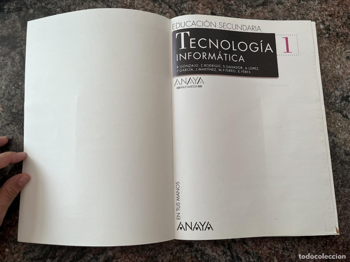 Libros de segunda mano: Tecnolog&iacute;a 1 ESO Anaya + CD (Ed.2002) - Foto 3