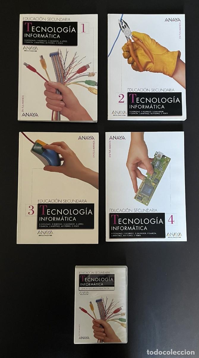 Libros de segunda mano: Pack Tecnolog&iacute;a 1-4 ESO Anaya + CD Extra