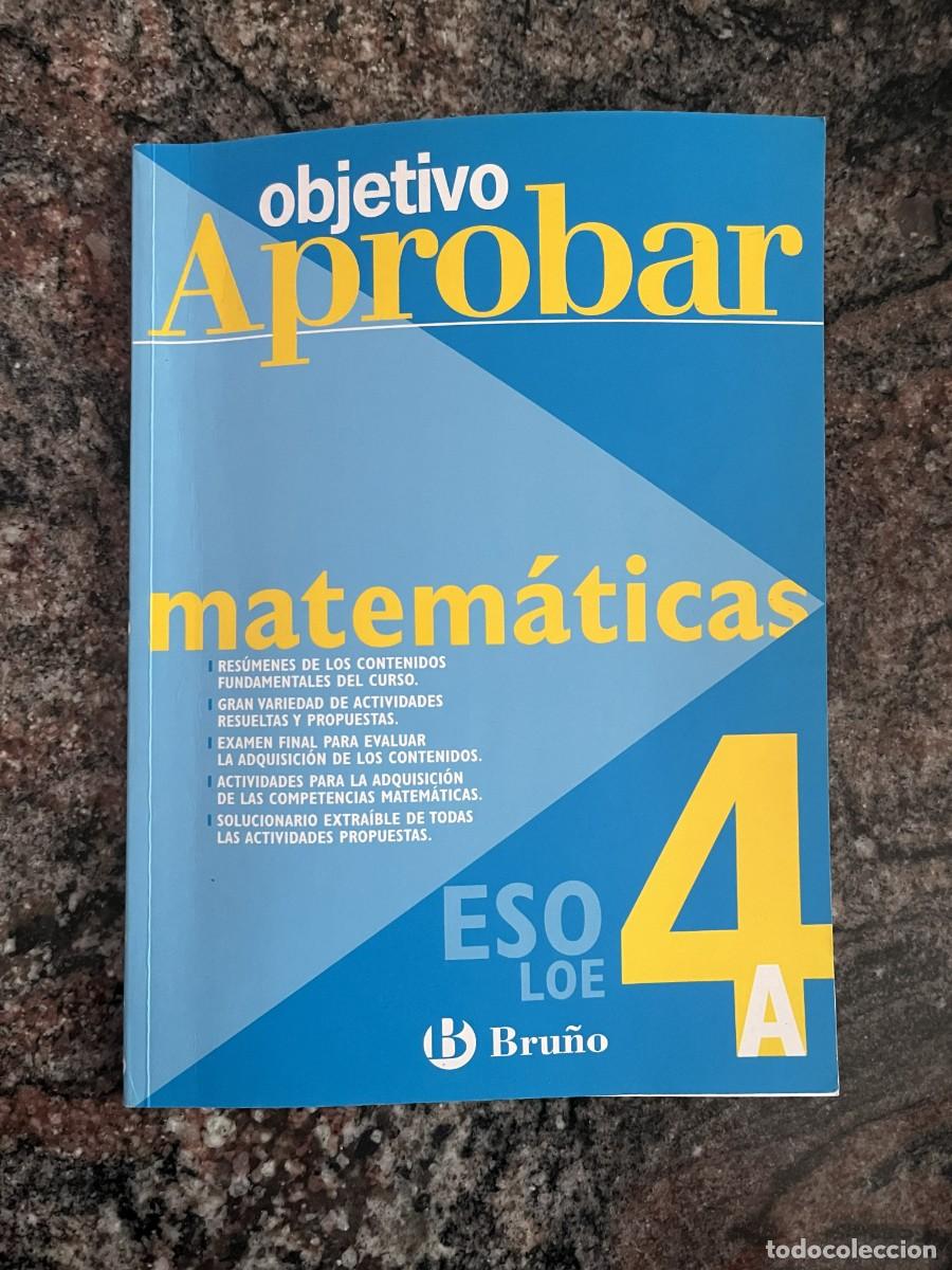 Libros de segunda mano: Matem&aacute;ticas 4 ESO Objetivo Aprobar