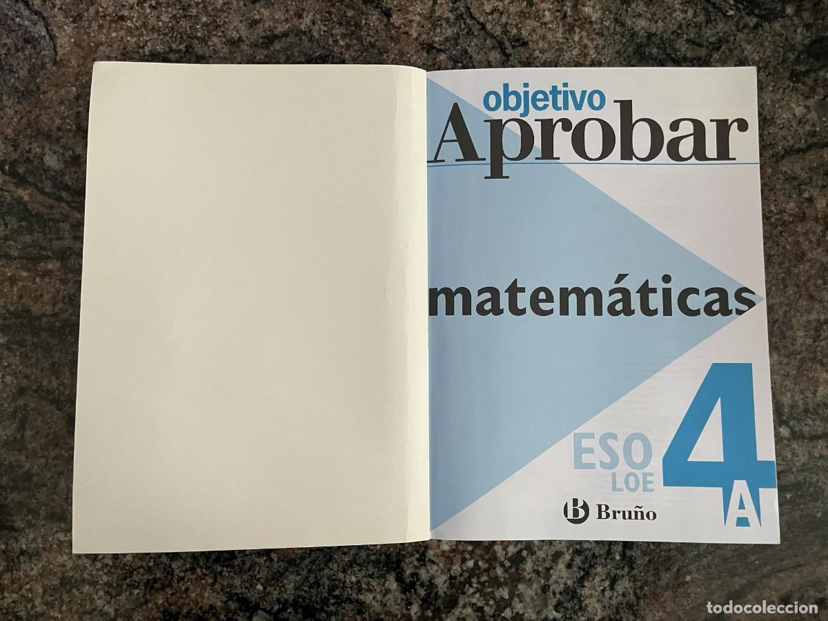 Libros de segunda mano: Matem&aacute;ticas 4 ESO Objetivo Aprobar 2008 - Foto 2