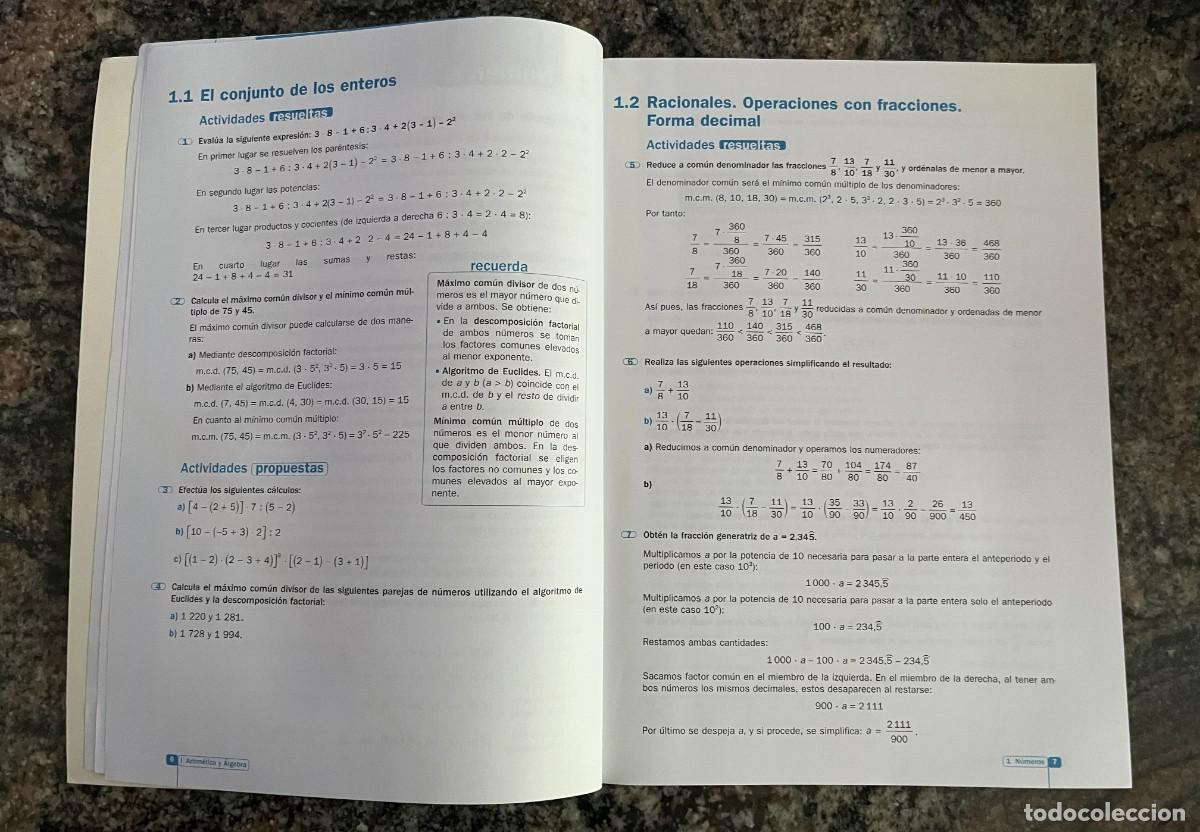 Libros de segunda mano: Matem&aacute;ticas 4 ESO Objetivo Aprobar 2008 - Foto 5
