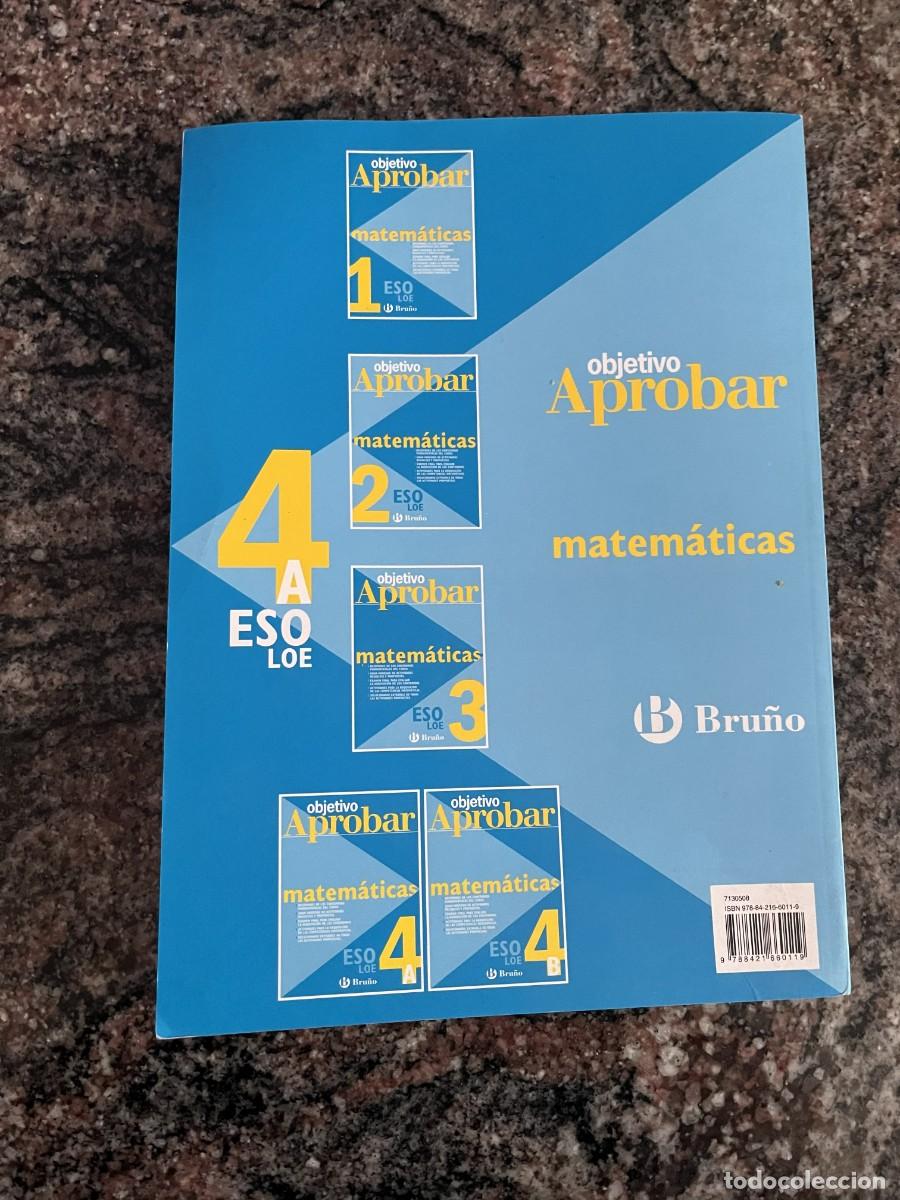 Libros de segunda mano: Matem&aacute;ticas 4 ESO Objetivo Aprobar 2008 - Foto 6