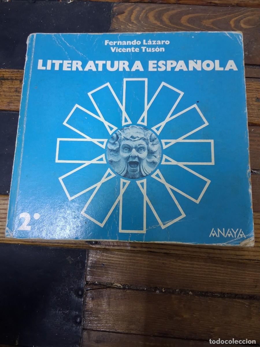 Libros de segunda mano: Libro Literatura espa&ntilde;ola Anaya 2 curso