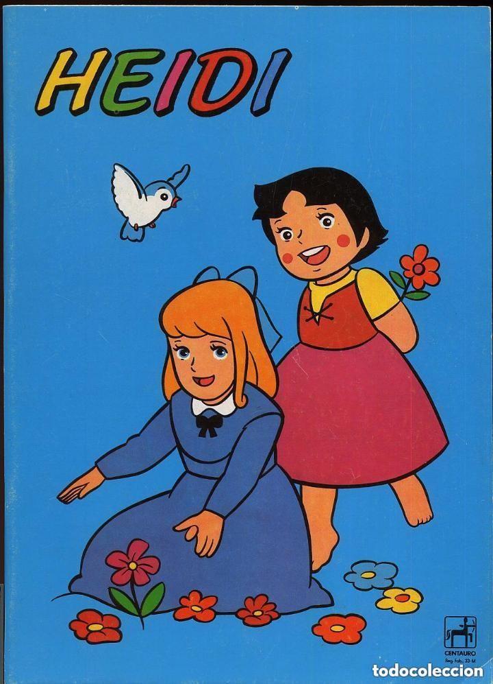 Libros de segunda mano: LIBRETA A RAYAS - HEIDI -a&ntilde;os 70