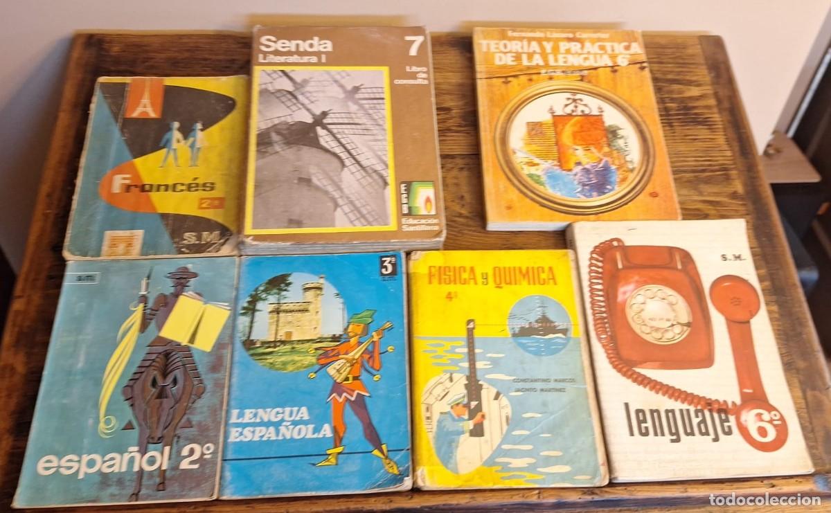 Libros de segunda mano: Lote Libros Escolares de Texto A&ntilde;os 60/70 EGB Bachillerato