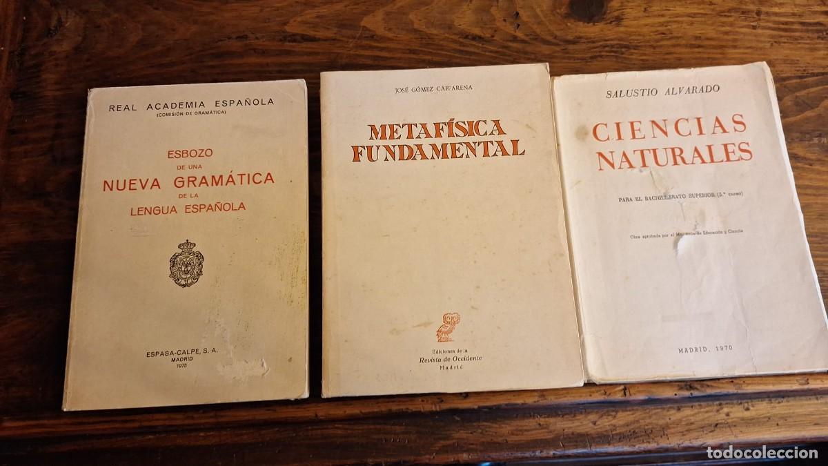 Libros de segunda mano: Lote Tres Antiguos Libros de Texto