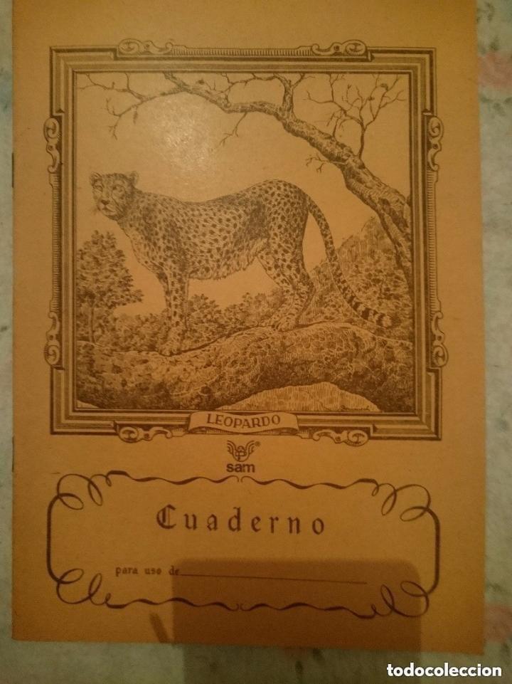 Libros de segunda mano: CUADERNO ESCOLAR - LEOPARDO - SIN USAR - A&Ntilde;OS 80