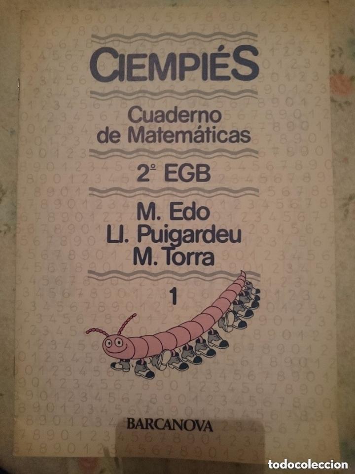 Libros de segunda mano: CIEMPIES - CUADERNO DE MATEMATICAS -2 EGB -EDITORIAL BARCANOVA -SIN USAR