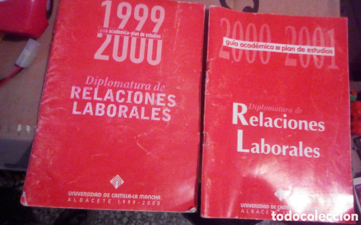 Libros de segunda mano: Gu&iacute;a acad&eacute;mica. Plan de estudios 1999/2000. Universidad Castilla la Mancha, Albacete. Tienen algunas