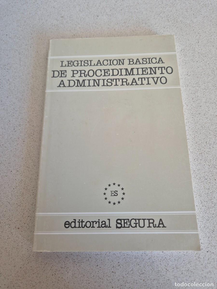 Libros de segunda mano: Libro &rdquo;Legislacion basica de procedimiento administrativo&rdquo;