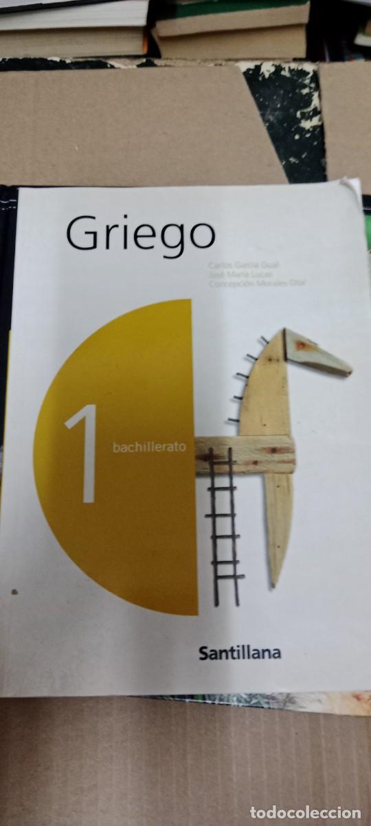 Libros de segunda mano: griego 1 bachillerato SANTILLANA LIBRO M-80
