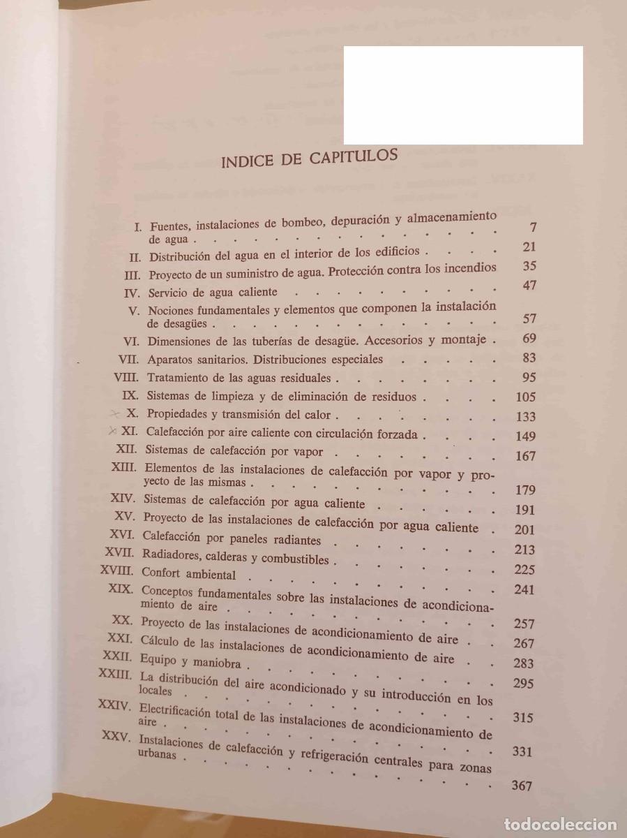 Libros de segunda mano: INSTALACIONES EN LOS EDIFICIOS. Ed. Gustavo Gili (1982) - Foto 3