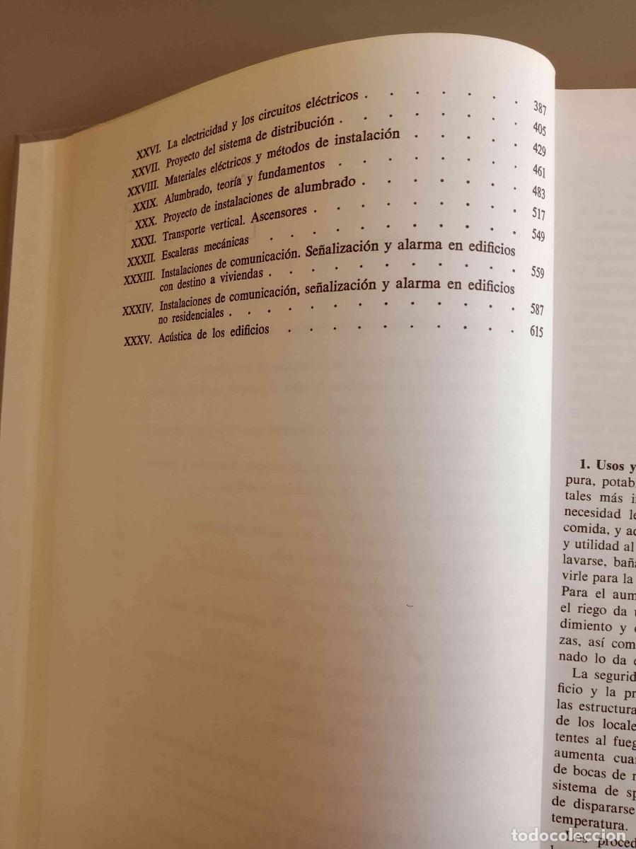 Libros de segunda mano: INSTALACIONES EN LOS EDIFICIOS. Ed. Gustavo Gili (1982) - Foto 4