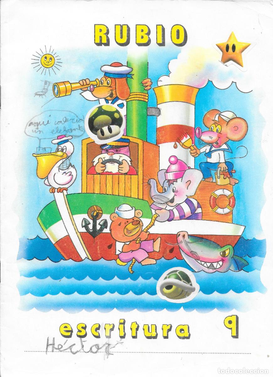 Libros de segunda mano: [Libro de texto] Cuaderno RUBIO Escritura n&ordm; 9 LEER