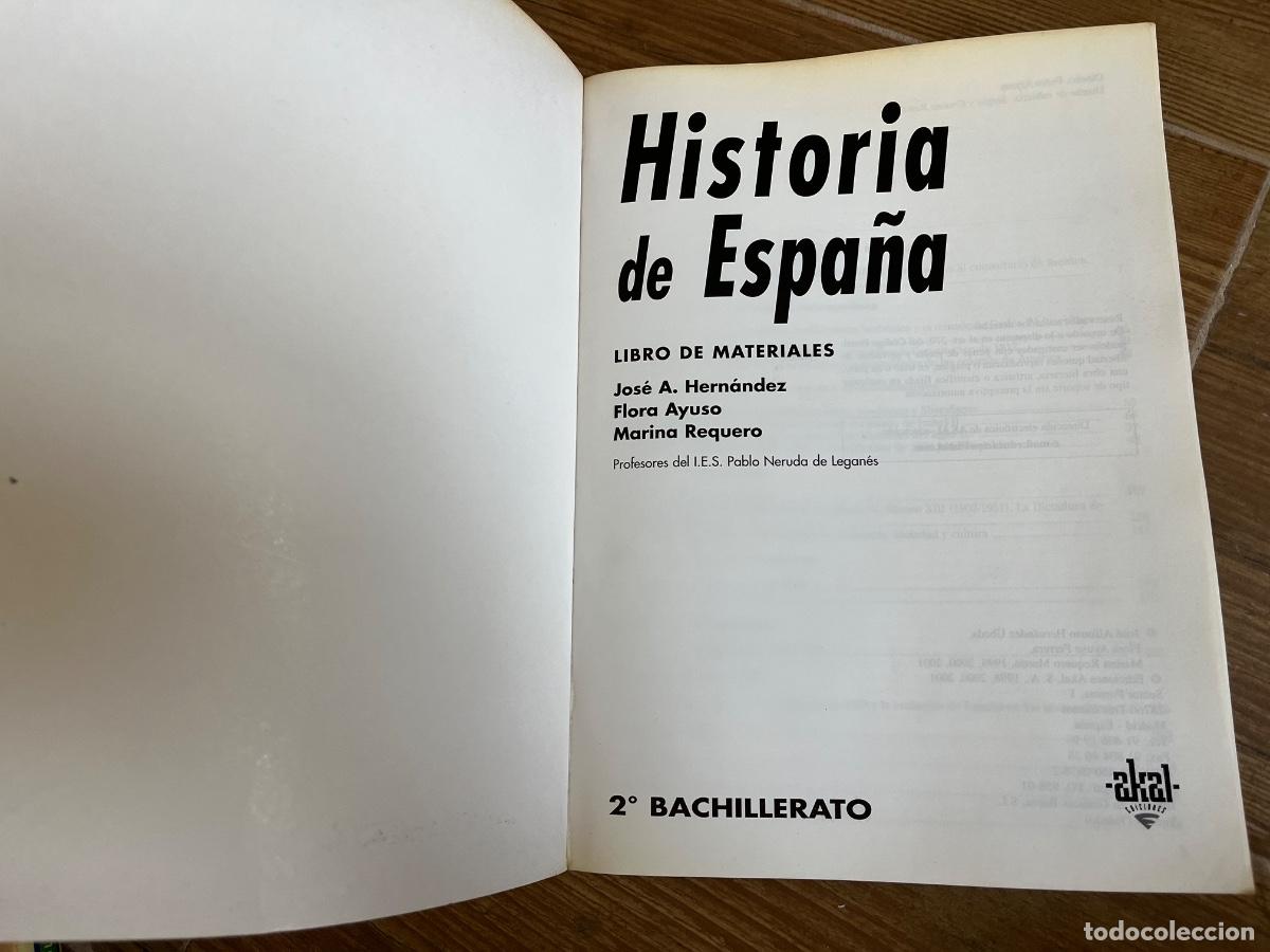 Libros de segunda mano: HISTORIA DE ESPA&Ntilde;A BACHILLERATO SEGUNDO LIBRO DE MATERIALES EDICIONES AKAL - Foto 8
